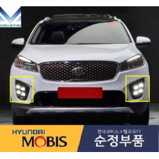 MOBIS FOG HEADLAMP LED TYPE WITH COVER SET FOR KIA SORENTO 2014-17