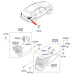 MOBIS BULB COMBINATION TAIL LAMP SET HYUNDAI VERACRUZ IX55 2006-15