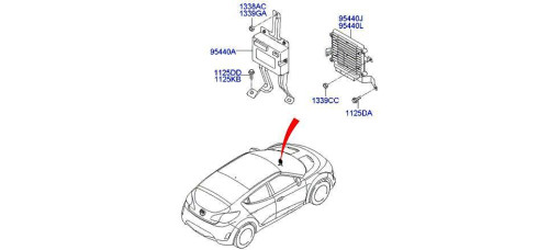 MOBIS TRANSMISSION CONTROL MODULE-ATA FOR HYUNDAI VELOSTER 2011-15