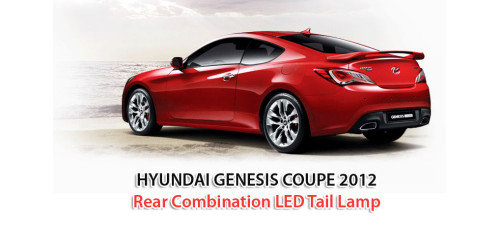 MOBIS REAR COMBINATION LED TAIL LAMP HYUNDAI GENESIS COUPE 2012-15