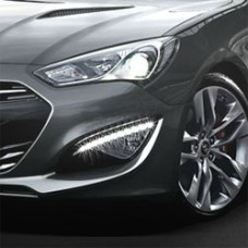 MOBIS LED DAYTIME RUNNING LIGHTS HYUNDAI GENESIS COUPE 2012-13 MOBIS LED DAYTIME RUNNING LIGHTS HYUNDAI GENESIS COUPE 2012-13
