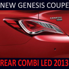 MOBIS REAR COMBINATION LED TAIL LAMP HYUNDAI GENESIS COUPE 2010-13