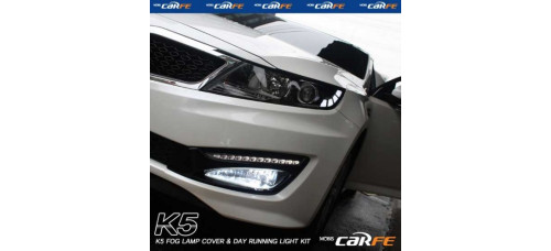 MOBIS FOG LAMP COVER & LED DAY RUNNING LIGHT KIA OPTIMA 2010-13