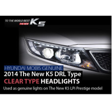 MOBIS LED DRL CLEAR TYPE HEADLIGHTS KIA NEW K5 OPTIMA 2013-14