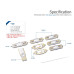 TUIX ROOM LAMPS SET FOR HYUNDAI SANTA FE DM / IX45 2012-15