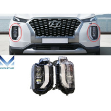MOBIS HEADLAMP TRIPLE LENS LED TYPE HYUNDAI PALISADE 2018-21