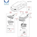 MOBIS REAR COMBINATION LAMPS BULB TYPE HYUNDAI SANTA FE TM 2018-20