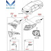 MOBIS REAR COMBINATION LED LAMP SET FOR HYUNDAI SONATA LF 2014-17