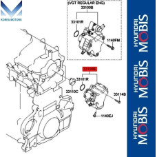 MOBISTOPLIVNIY NASOS VYSOKOGO DAVLENIY DIESEL ENGINE D4EA 2004-10
