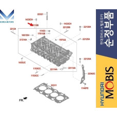 MOBIS HEAD ASSY-CYLINDER SET DIESEL ENGINE D4HD D4HE D4HF 2020-23