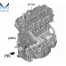 NEW ENGINE DIESEL D4HF ASSY-COMPLETE SET HYUNDAI KIA 2020-23