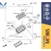 MOBIS HEAD ASSY-CYLINDER SET FOR DIESEL ENGINE D6EA 2006-15 MOBIS HEAD ASSY-CYLINDER SET FOR DIESEL ENGINE D6EA 2006-15
