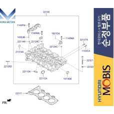 MOBIS HEAD CYLINDER PETROL ENGINE T-GDI G4FJ HYUNDAI KIA 2012-20