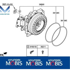 TRACTION MOTOR GDU ENGINE G4FT KIA HYUNDAI 2021-25