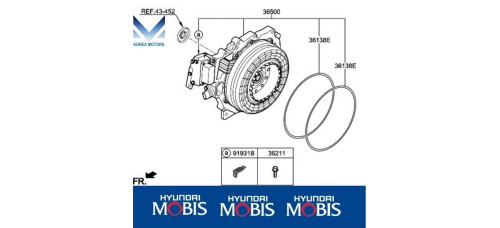 TRACTION MOTOR GDU ENGINE G4FT KIA HYUNDAI 2021-25