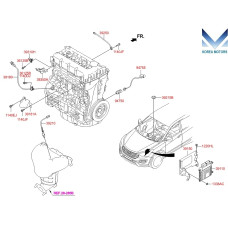 MOBIS BLOK UPRAVLENIA ENGINE G4KE KIA SORENTO 2009-12 MOBIS BLOK UPRAVLENIA ENGINE G4KE KIA SORENTO 2009-12