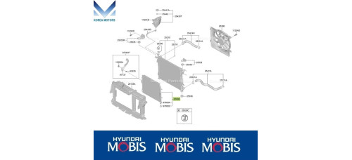 MOBIS CONDENSER ASSY-COOLER FOR HYUNDAI PALISADE 2018-26