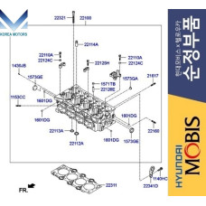 MOBIS HEAD ASSY-CYLINDER ENGINE D4FA / D4FB KIA HYUNDAI 2010-20
