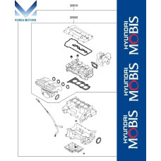 MOBIS GASKET ASSY ENGINE G4LD T-GDI HYUNDAI KIA VEHICLES 2016-22