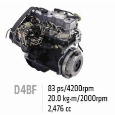 NEW ENGINE DIESEL 4D56 D4BF D4BH D4BB COMPLETE HYUNDAI 1997-20