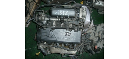 USED ENGINE COMPLETE GASOLINE G4EB SET HYUNDAI KIA 2000-06