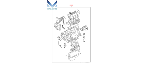 NEW ENGINE PETROL 4G64 EURO-1 ASSY FOR HYUNDAI 1991-01