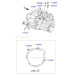 MOBIS TRANSMISSION ASSY 6MT 2WD SET FOR KIA HYUNDAI 2010-14