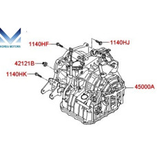 USED TRANSMISSION A4CF1 4-SPEED SET FOR HYUNDAI KIA 2008-12