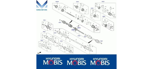 43-495 DRIVE SHAFT FRONT HYUNDAI STARIA 2021-25