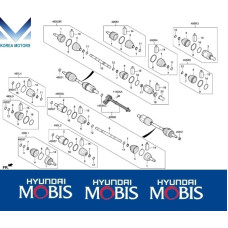 43-495 PRIVOD PEREDNIY HYUNDAI TUCSON NX4 2020-23