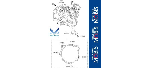 NEW TRANSMISSION D6GF1 DCT-6-SPEED ENGINE G4FD HYUNDAI KIA 2011-18