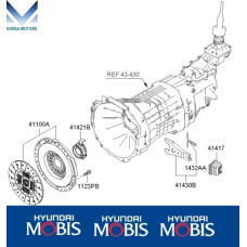 MOBIS 41-410 CLUTCH RELEASE FORK 2-4WD SET FOR SORENTO 2006-10