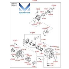 NEW TRANSFER ASSY-ATA 4WD SET FOR HYUNDAI SANTA FE 2009-12