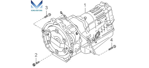 NEW TRANSMISSION ASSY-ATA 4WD SET FOR KIA SORENTO 2002–06