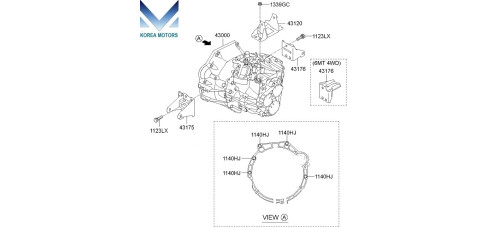 NEW TRANSMISSION ASSY-MT 4WD SET FOR KIA SORENTO 2009–12