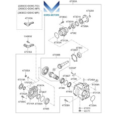 NEW TRANSFER ASSY-MT 4WD SET FOR KIA SORENTO 2009–12