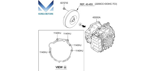 NEW TRANSMISSION ASSY-ATA 4WD SET FOR KIA SORENTO R 2012-14