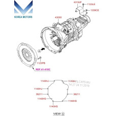 NEW MANUAL TRANSMISSION 5-SPEED 2WD/4WD HYUNDAI STAREX H-1 2001-07