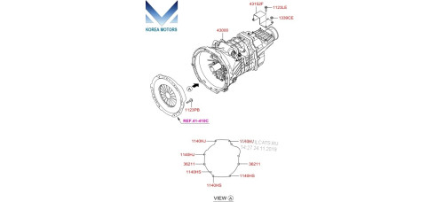 NEW MANUAL TRANSMISSION 5-SPEED 2WD/4WD HYUNDAI STAREX H-1 2001-07