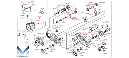 NEW TRANSFER ASSY-ATA 4WD SET FOR HYUNDAI STAREX 1996-01