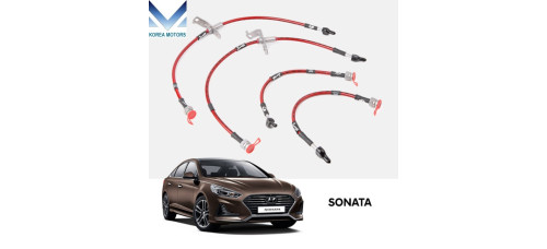 TUIX NEW POWERFUL TEFLON MESH BRAKE HOSE HYUNDAI SONATA LF 2017-19