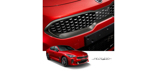 TUON REAL CARBON FRONT GRILLE MOLDING FOR KIA STINGER 2017-20