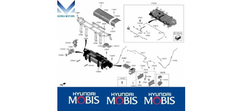 MOBIS ВЫСОКОВОЛЬТНАЯ БАТАРЕЯ В СБОРЕ ДЛЯ KIA HYUNDAI 2019-22