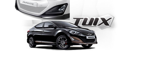 FRONT SKIRT SET FOR HYUNDAI AVANTE MD ELANTRA 2013-15
