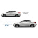 TUIX WAYSTLINE MOLDING DOORS SET FOR AVANTE ELANTRA 2010-15 TUIX WAYSTLINE MOLDING DOORS SET FOR AVANTE ELANTRA 2010-15