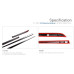 TUIX WAYSTLINE MOLDING DOORS SET FOR AVANTE ELANTRA 2010-15 TUIX WAYSTLINE MOLDING DOORS SET FOR AVANTE ELANTRA 2010-15