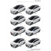 TUIX Side mirror cover set for Hyundai i30 2011-15