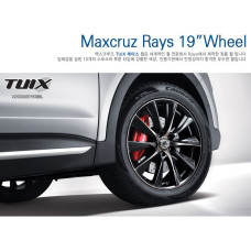 RAYS 19 WHEEL BLACK SET HYUNDAI SANTA FE 2012-15 RAYS 19 WHEEL BLACK SET HYUNDAI SANTA FE 2012-15