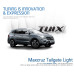 TUIX TAILGATE LIGHT OF DOOR TRIM KIT FOR HYUNDAI SANTA FE 2012-15