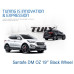 TUIX OZ 19 WHEEL BLACK SET FOR HYUNDAI SANTA FE DM / IX45 2012-15